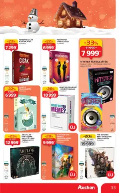Auchan - Karácsonyi játék - amely érvényes a következő dátumtól: 24.10.2025 | Oldal: 33