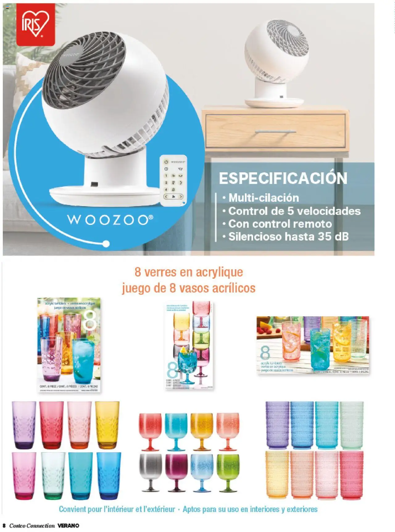 Costco catálogo │ válido desde el 03.07.2025 | Página: 8 | Productos: Vasos