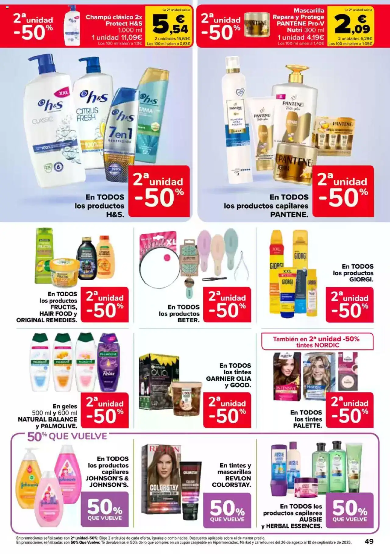 Carrefour folleto │ válido desde el 08.08.2025 | Página: 53 | Productos: Champú, Té