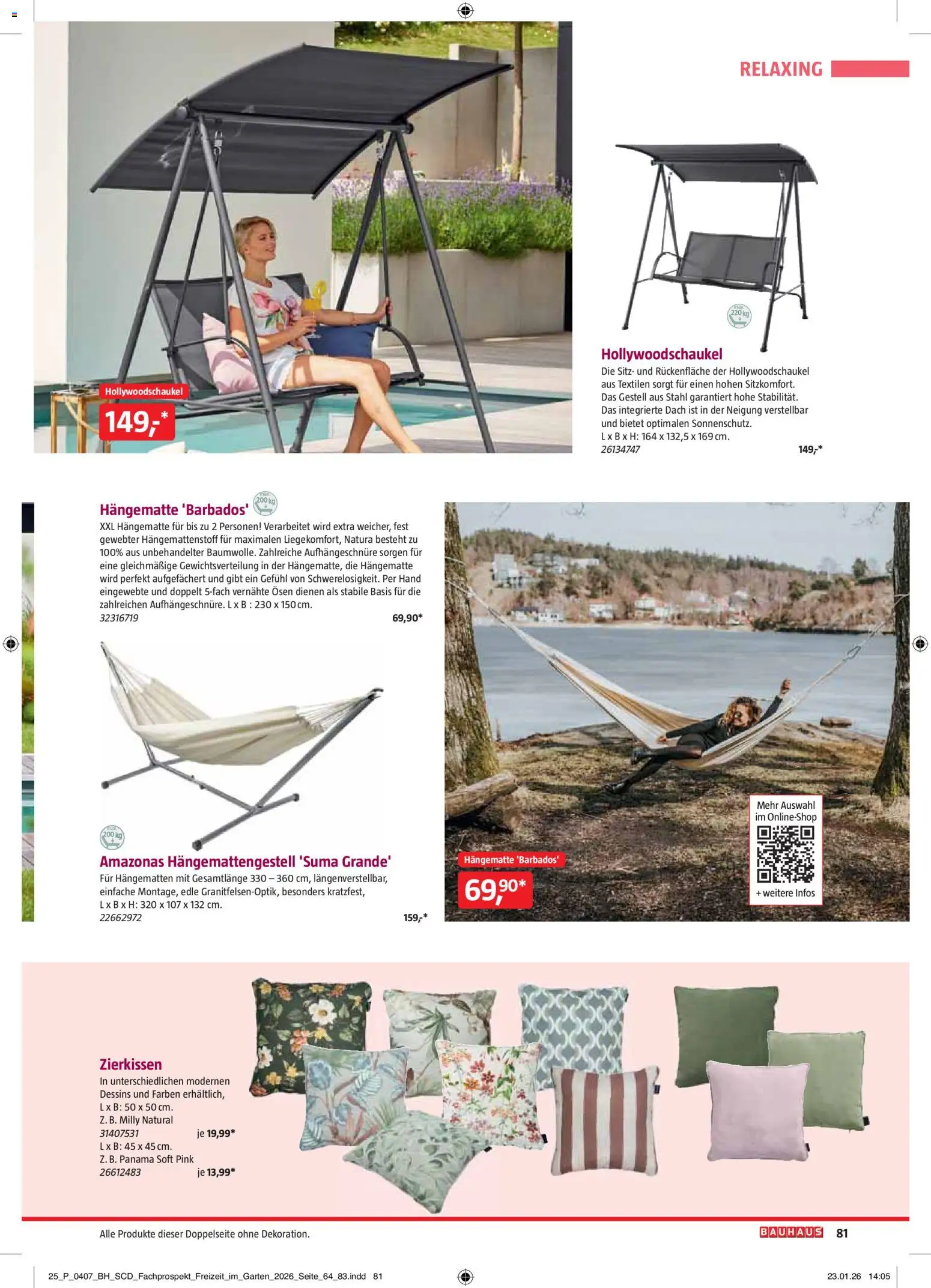 Bauhaus Freizeit im Garten gültig ab 01.05.2026 | Seite: 81