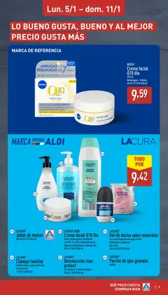 Vista previa Gel de ducha sales minerales, Con sales minerales de agua termal. Hidratación y bienestar. pH neutro. 750 ml (0,20 €/100 ml) válido desde el 05.01.2026 | Página: 9