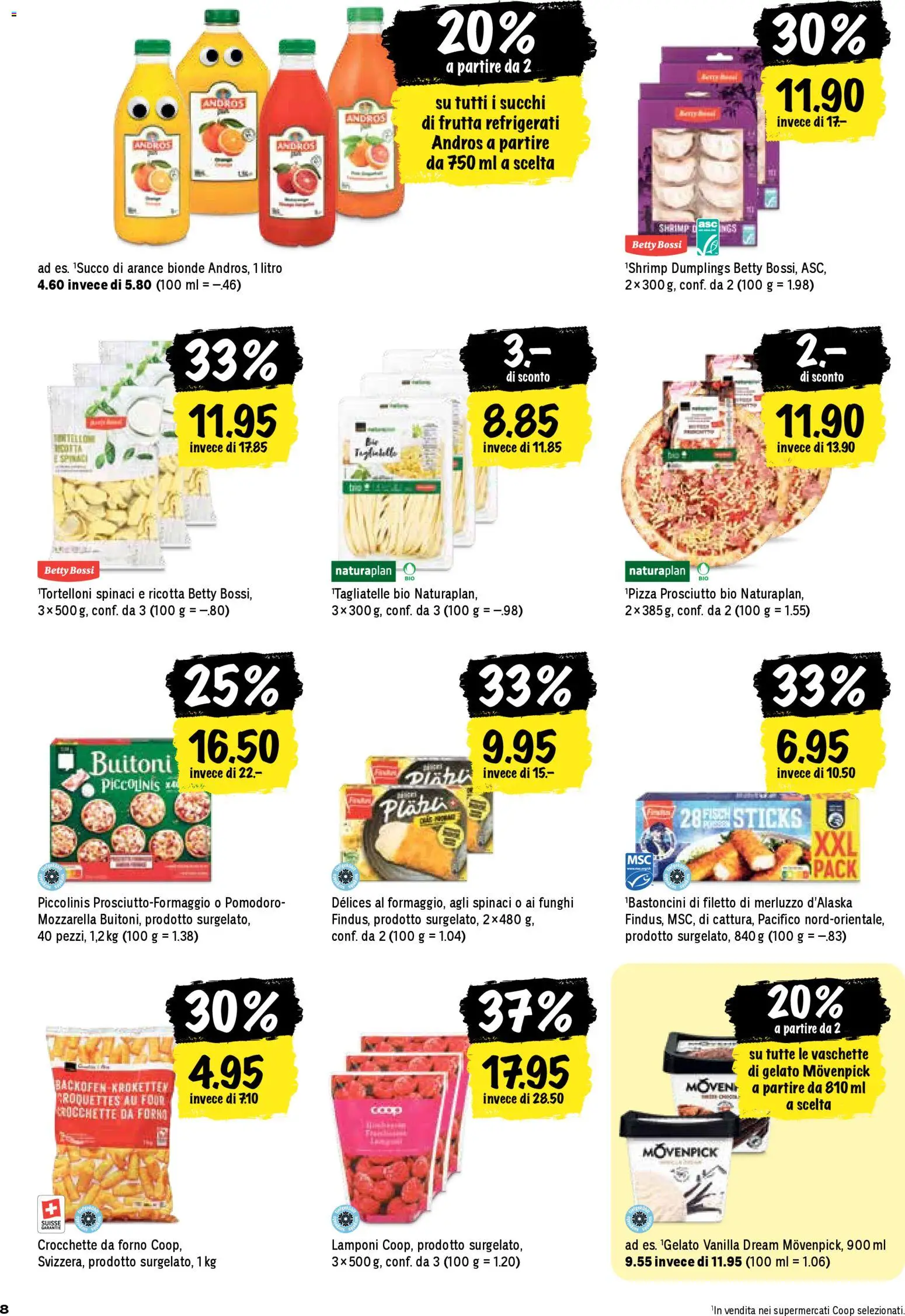 Coop - Una settimana di azioni – gültig ab 22.12.2025 | Seite: 8 | Produkte: Pizza, Backofen