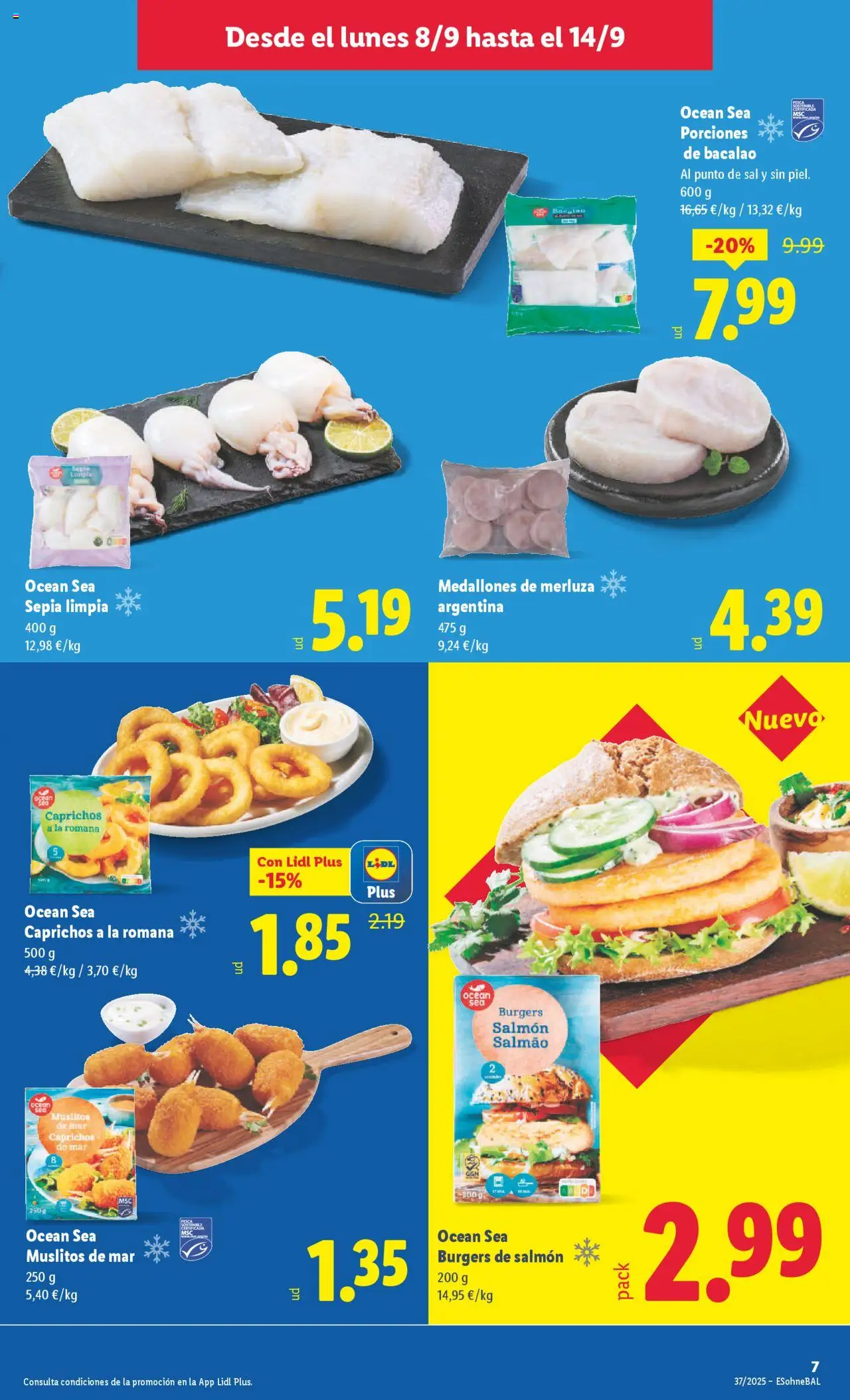 Lidl folleto │ válido desde el 08.09.2025 | Página: 15 | Productos: Medallones