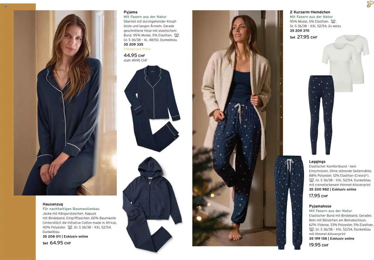 Tchibo Aktionen Kuschelfreude – gültig ab 11.11.2025 | Seite: 14 | Produkte: Leggings, Jacke, Hose, Pyjama