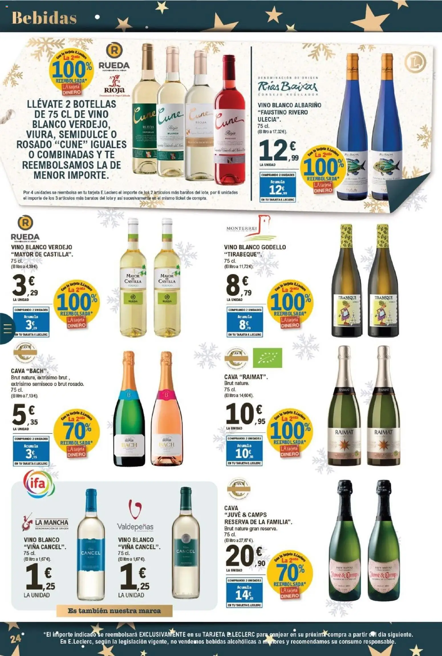 E.Leclerc folleto │ válido desde el 26.12.2025 | Página: 24 | Productos: Vino, Té