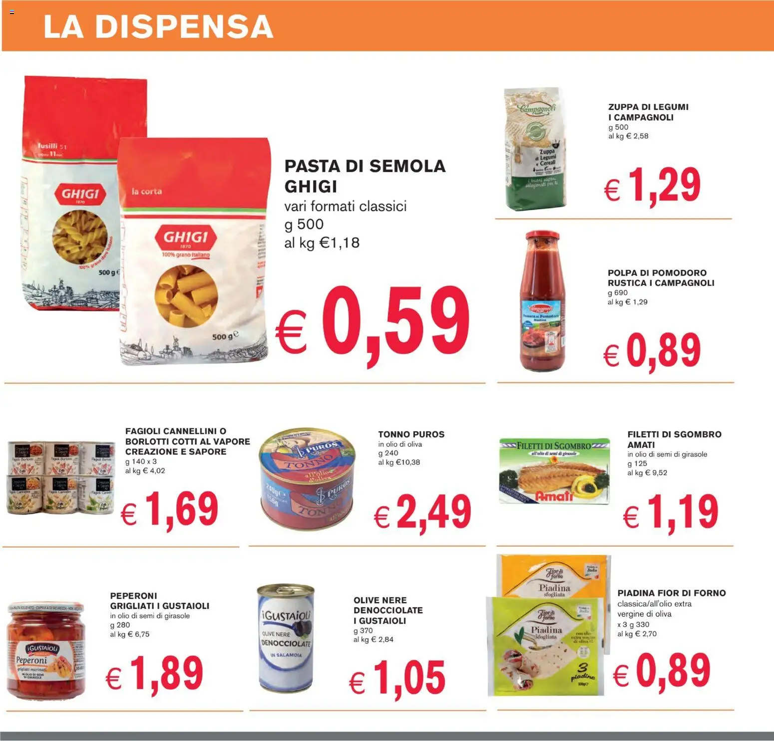 Volantino Coal del 14.11.2025 | Pagina: 8 | Prodotti: Pasta, Forno, Sgombro, Olio di semi di girasole