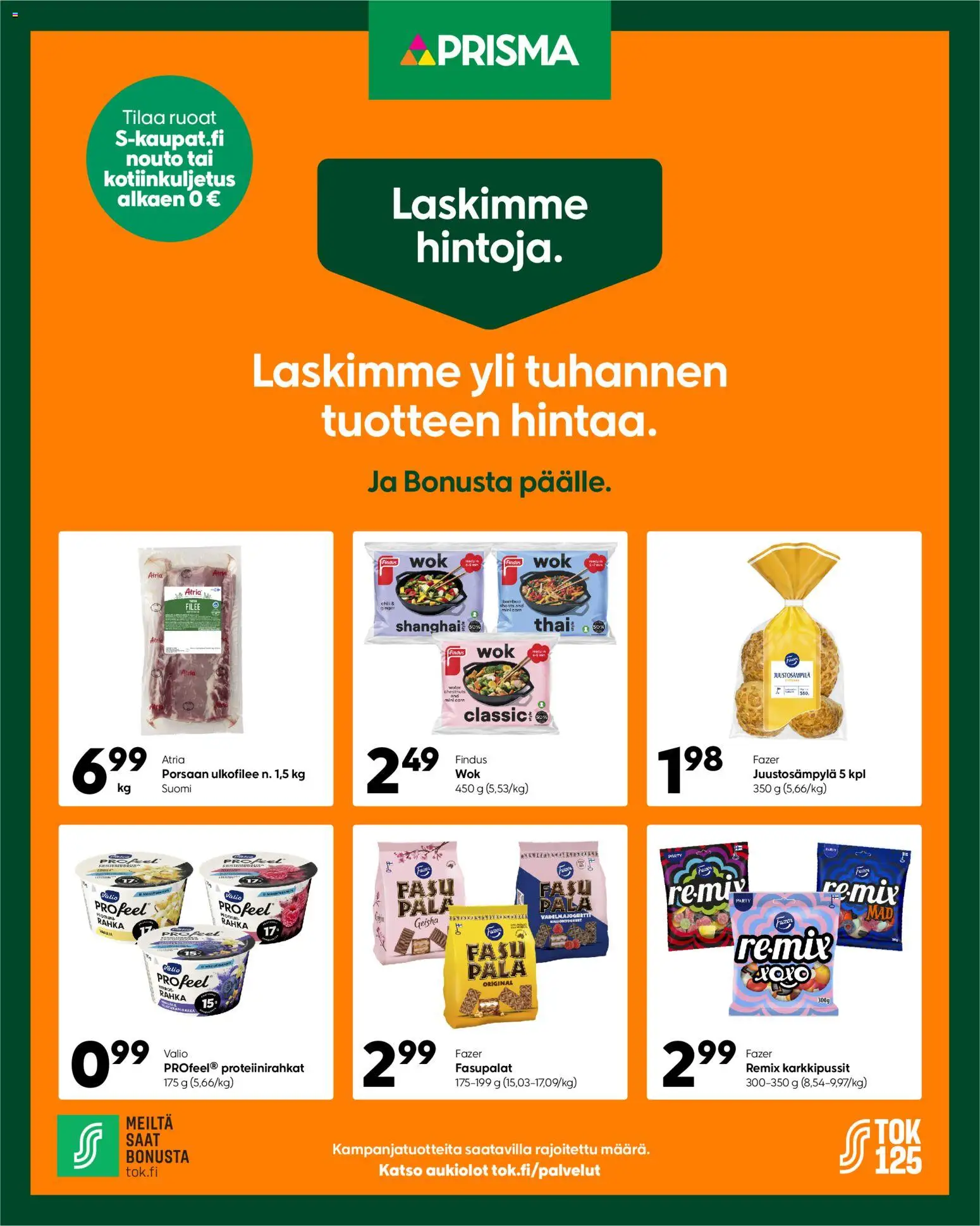 Prisma tarjoukset - Laskimme hintoja – voimassa 26.02.2026 alkaen | Sivu: 1