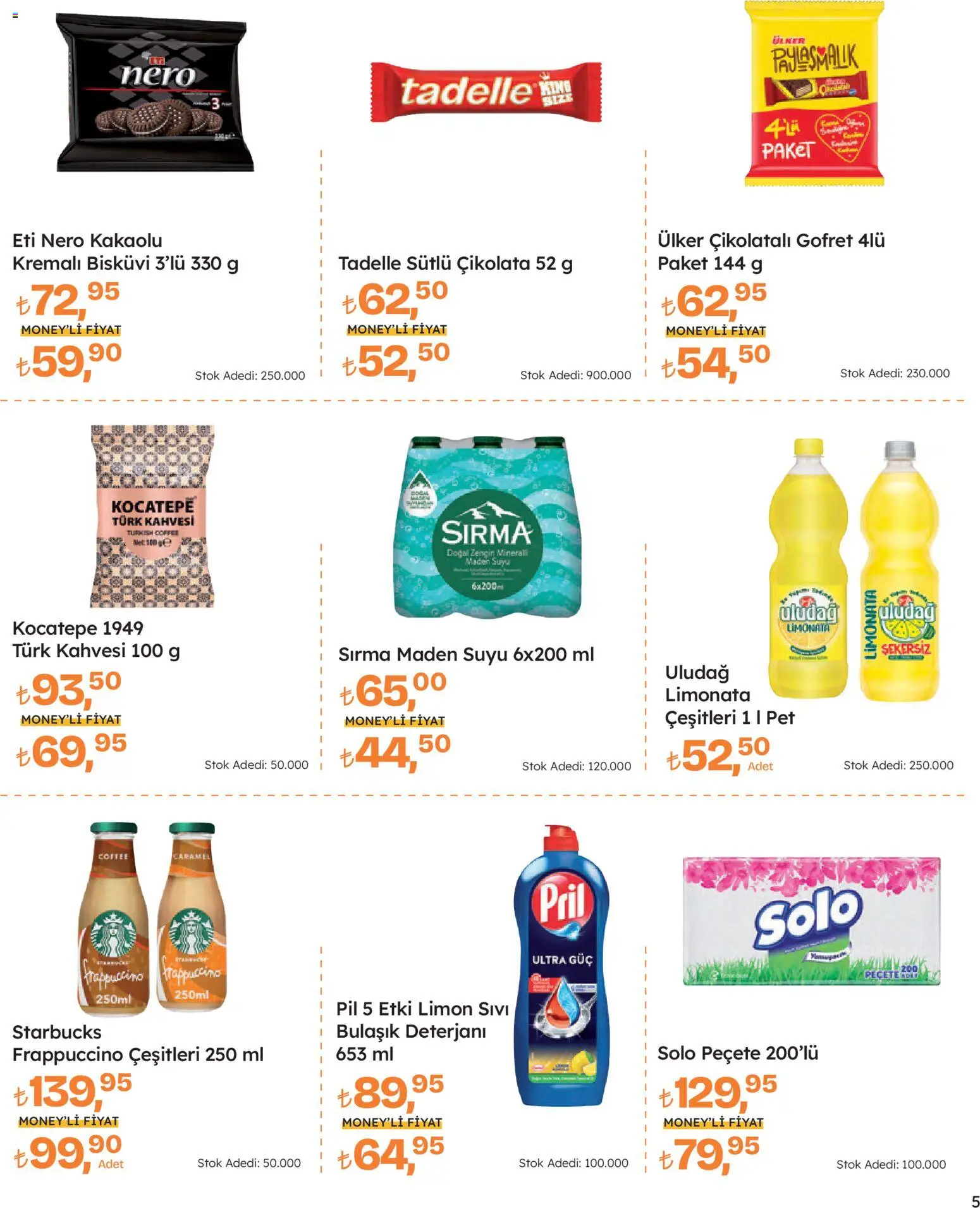 Migros Katalog - Migros Jet Dijital - 12.03.2026 tarihinden itibaren geçerlidir | Sayfa: 5 | Ürünler: Limonata, Çikolata, Maden suyu, Bisküvi