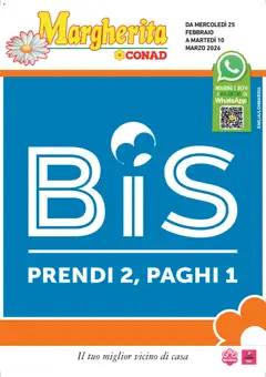 Anteprima del volantino Conad Margherita Lombardia catalogo valido a partire dal 25.02.2026