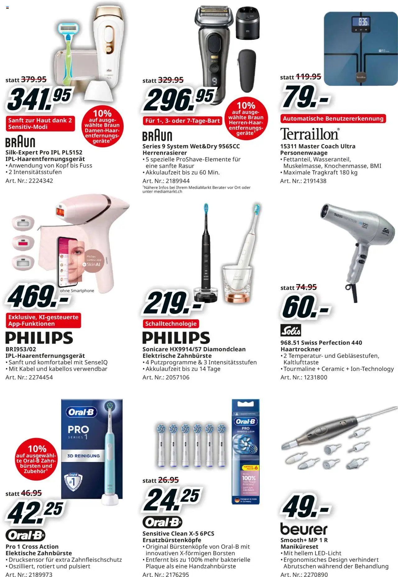 Media Markt Aktionen ab 22.06.2025 | Seite: 22 | Produkte: Haartrockner, Personenwaage, Zahnbürste, Philips