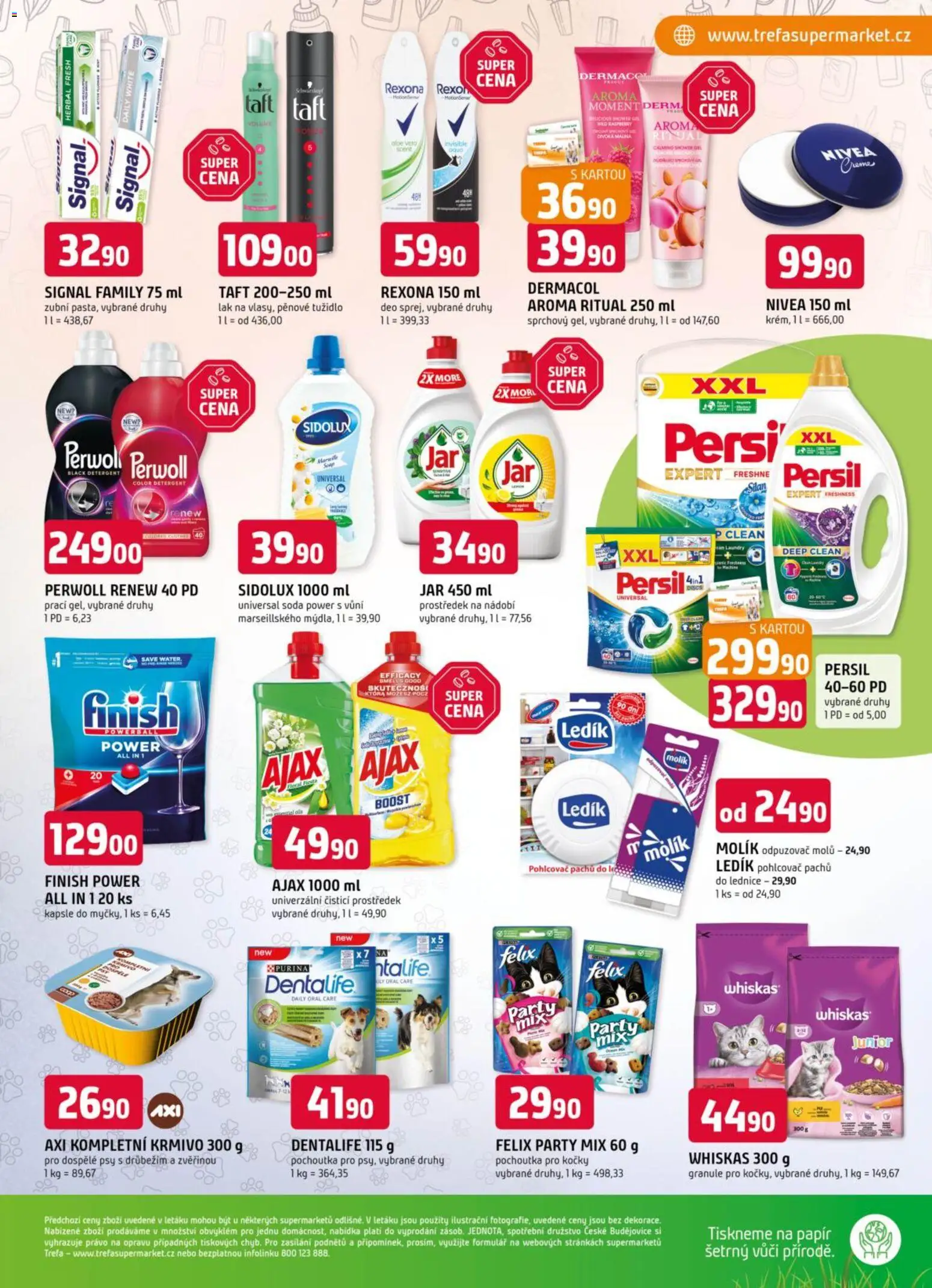 Trefa leták od 14.01.2026 | Strana: 11 | Produkty: Čistící prostředek, Ajax, Crema, Pohlcovač pachů