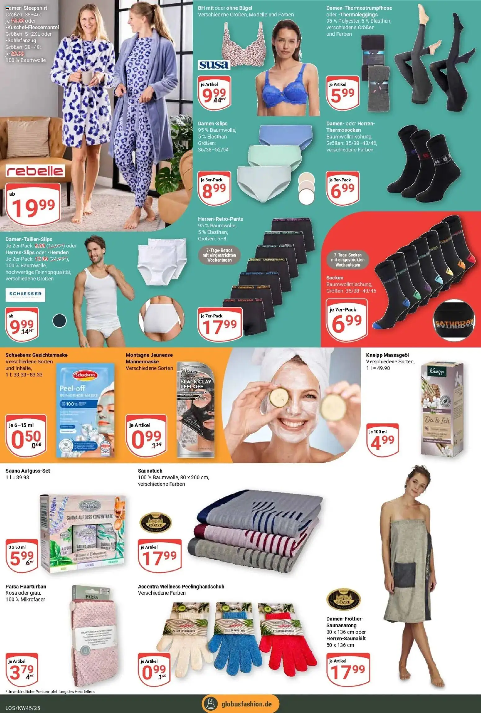 Globus prospekt Losheim Am See	 – gültig ab 02.11.2025 | Seite: 31 | Produkte: Maske, Massageöl, Socken, Gesichtsmaske