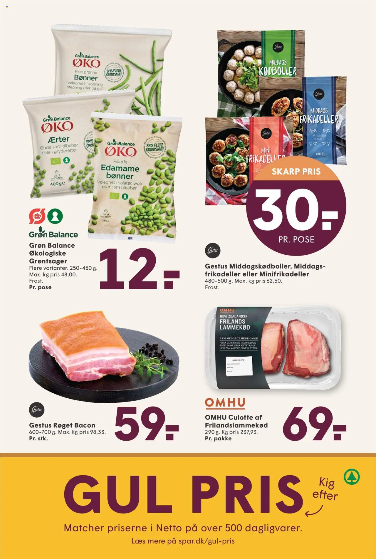 Spar tilbudsavis – gyldig fra 17.10.2025 | Side: 9 | Produkter: Lammekød, Frikadeller, Søm, Grill