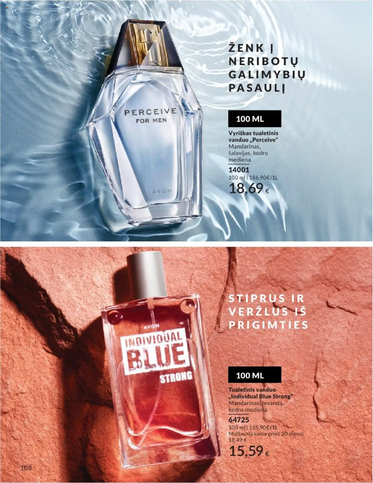 AVON - Leidinys│galioja nuo 01.08.2025 | Puslapis: 108 | Prekių: Tualetinis vanduo
