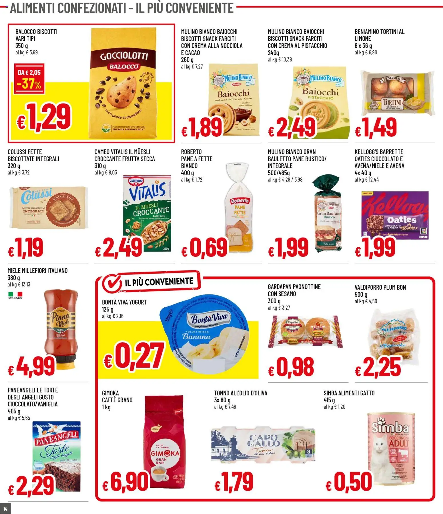 Volantino Galassia del 02.03.2026 | Pagina: 14 | Prodotti: Crema, Biscotti, Frutta, Miele