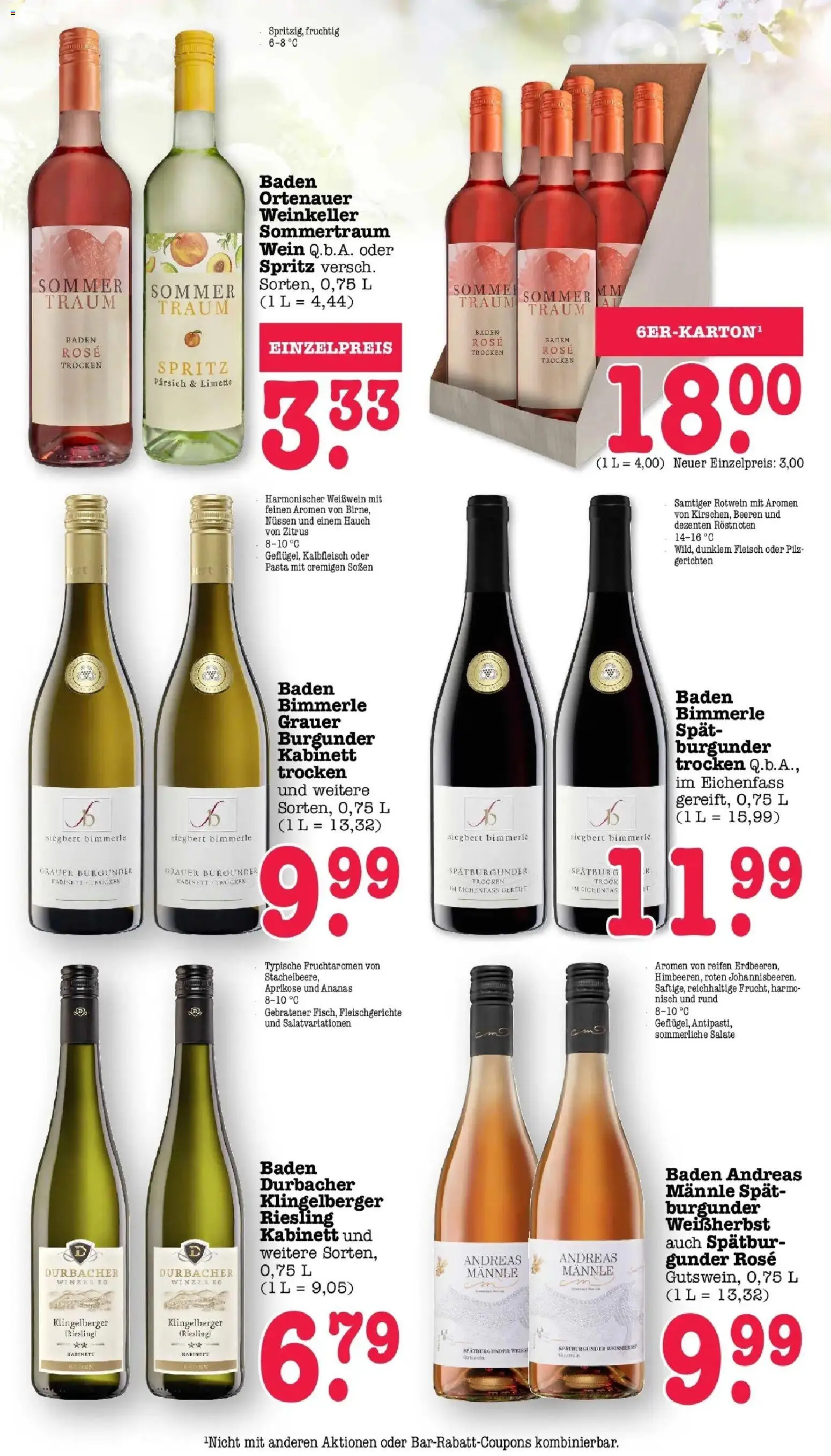 Angebote – gültig ab 30.03.2026 | Seite: 63 | Produkte: Weißwein, Pfirsich, Pasta, Fleisch