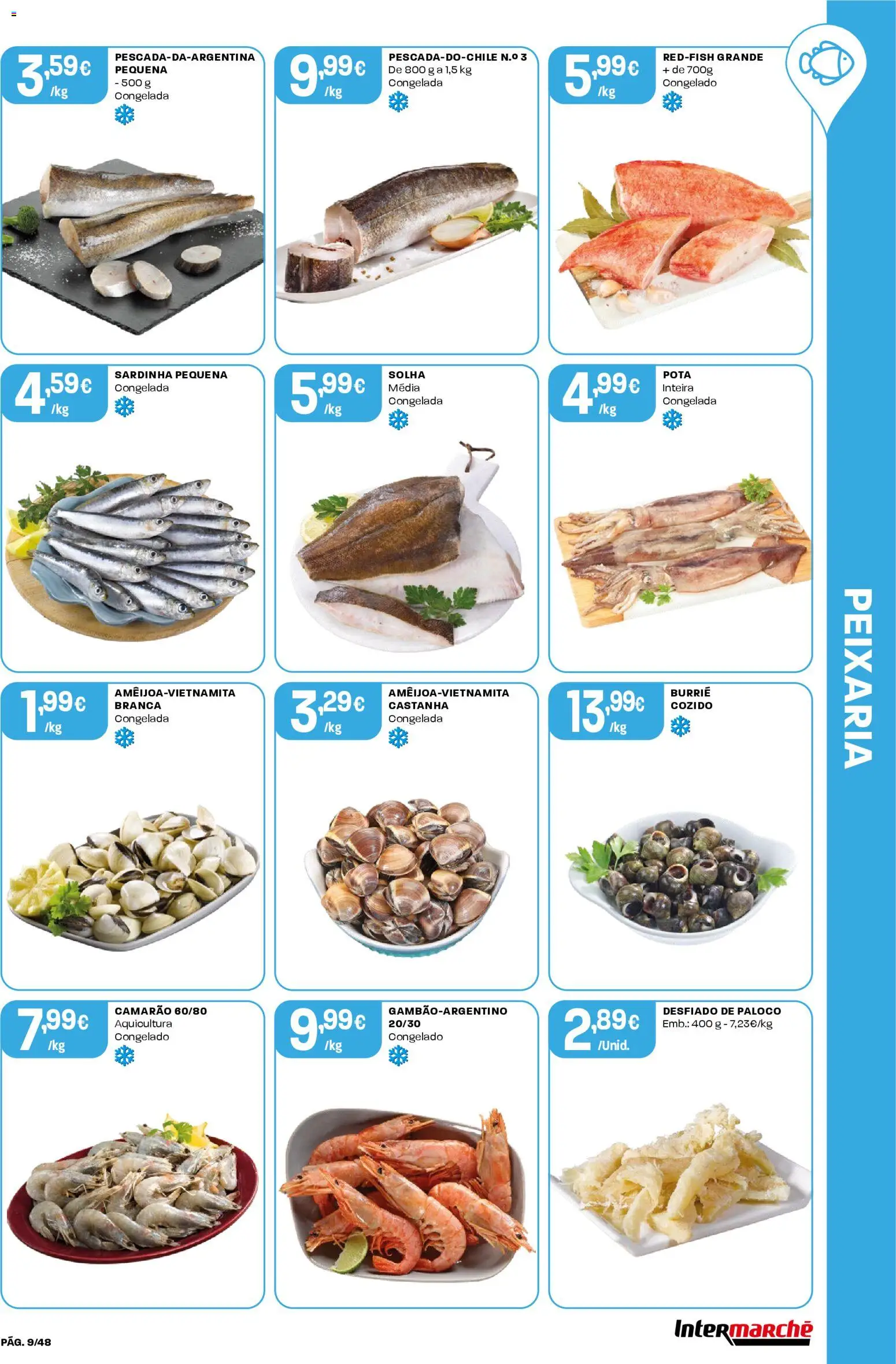 Intermarché folheto │ válido de 23.04.2026 | Página: 9 | Produtos: Camarão