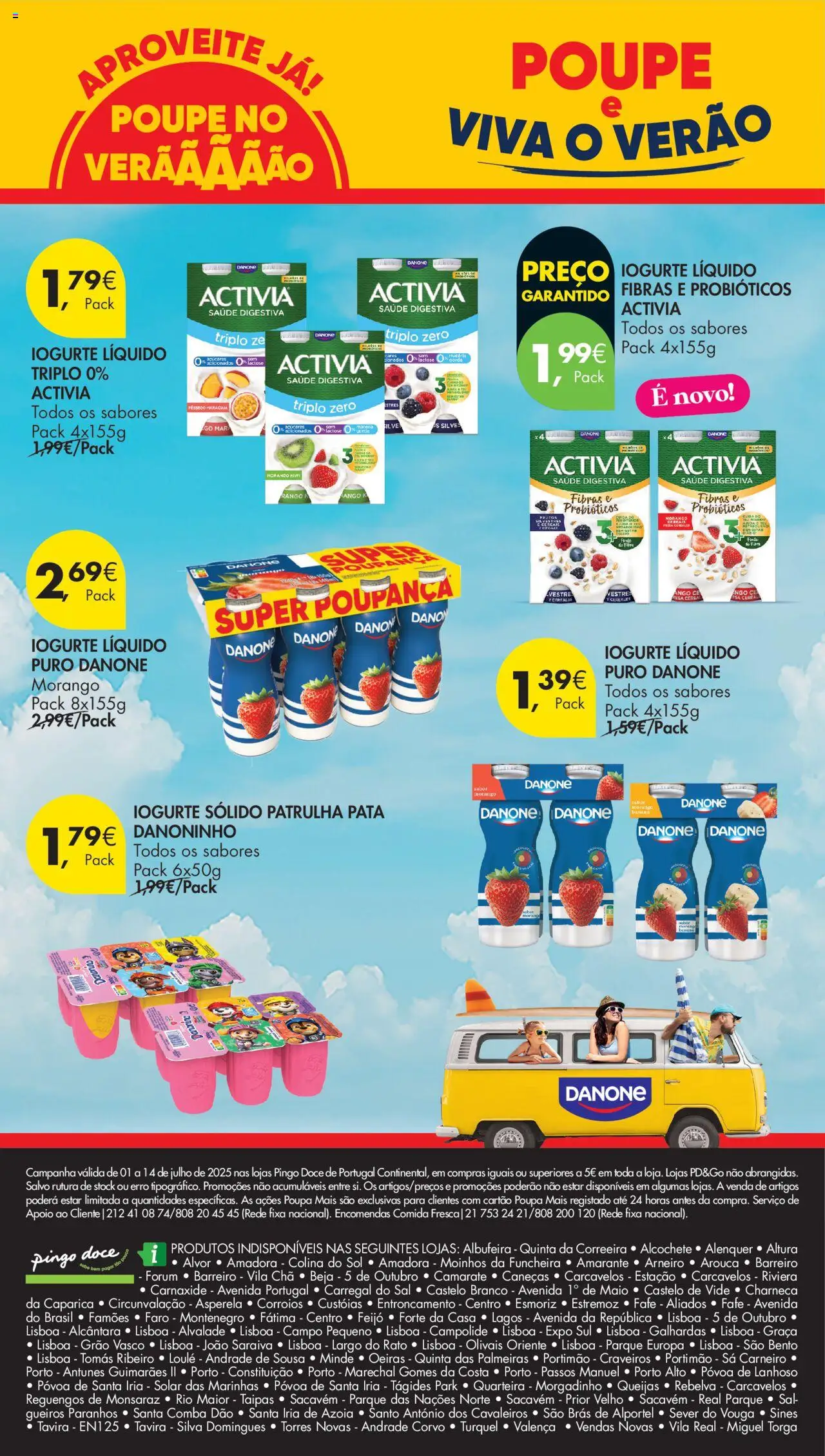 Pingo Doce - Folheto Especial Iogurtes │ válido de 01.07.2025 | Página: 8 | Produtos: Banana, Probióticos, Sal, Iogurte