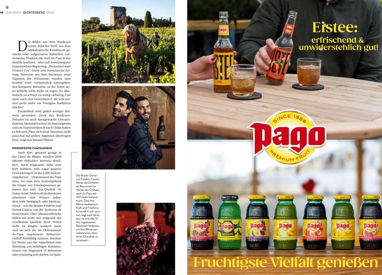 Transgourmet Quintessenz 03 | 2025 gültig ab 06.10.2025 | Seite: 26 | Produkte: Spiel, Wein