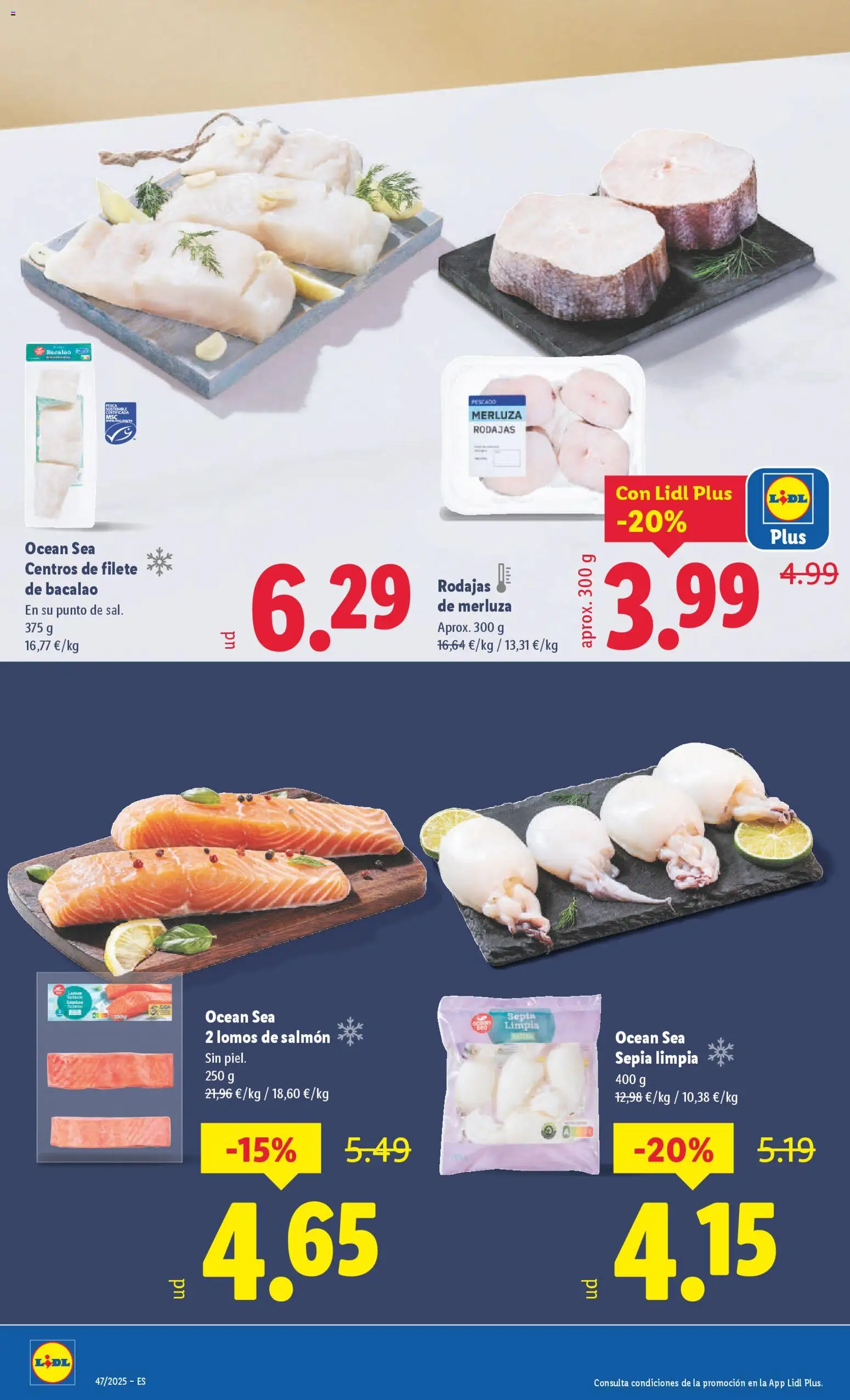 Lidl folleto │ válido desde el 17.11.2025 | Página: 8 | Productos: Pescado, Filete