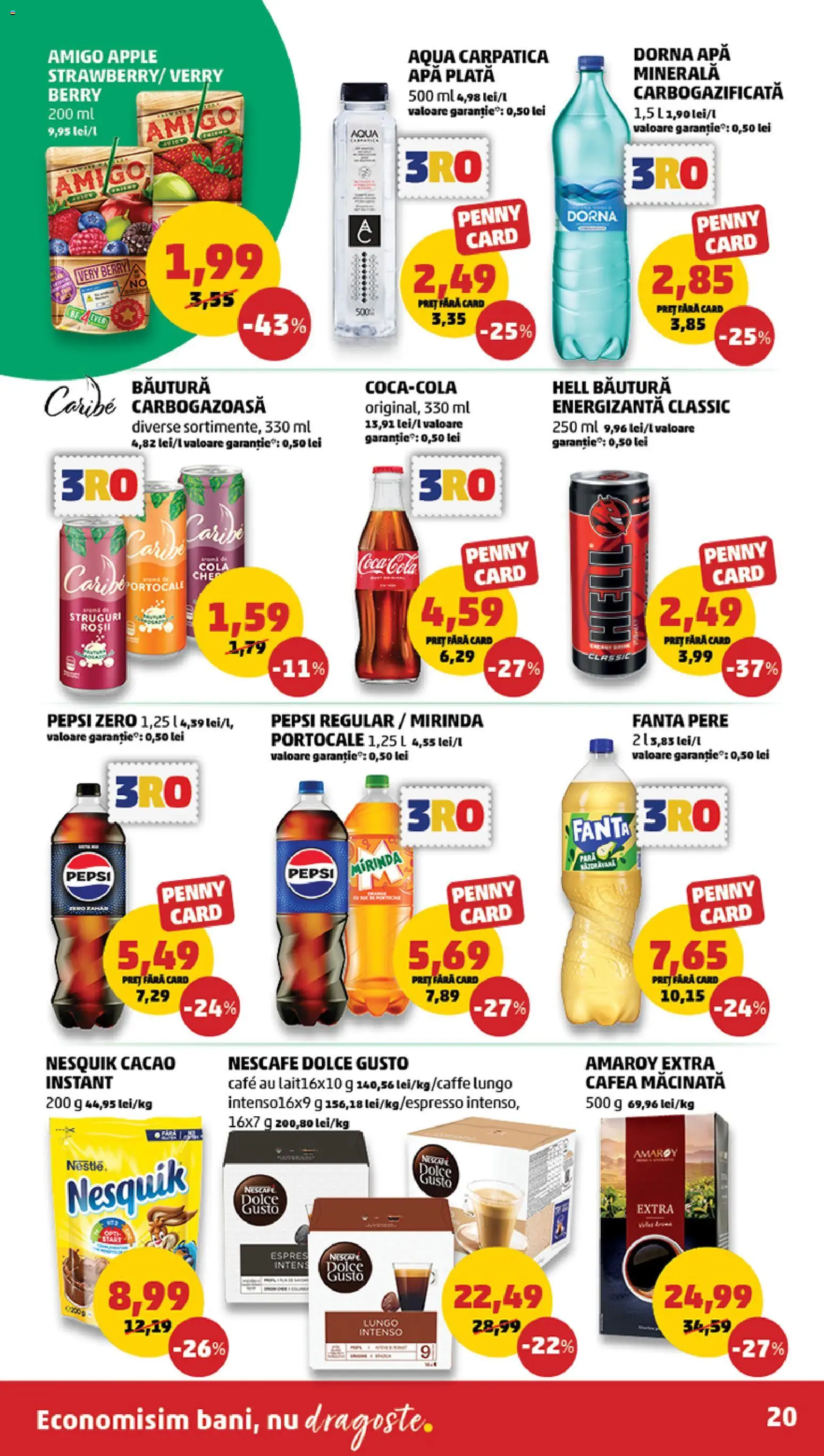 Noul catalog PENNY – valabil de la 05.11.2025 | Pagină: 20 | Produse: Yazı tahtası kalemi, Amerikan servis, Apple, Cafea