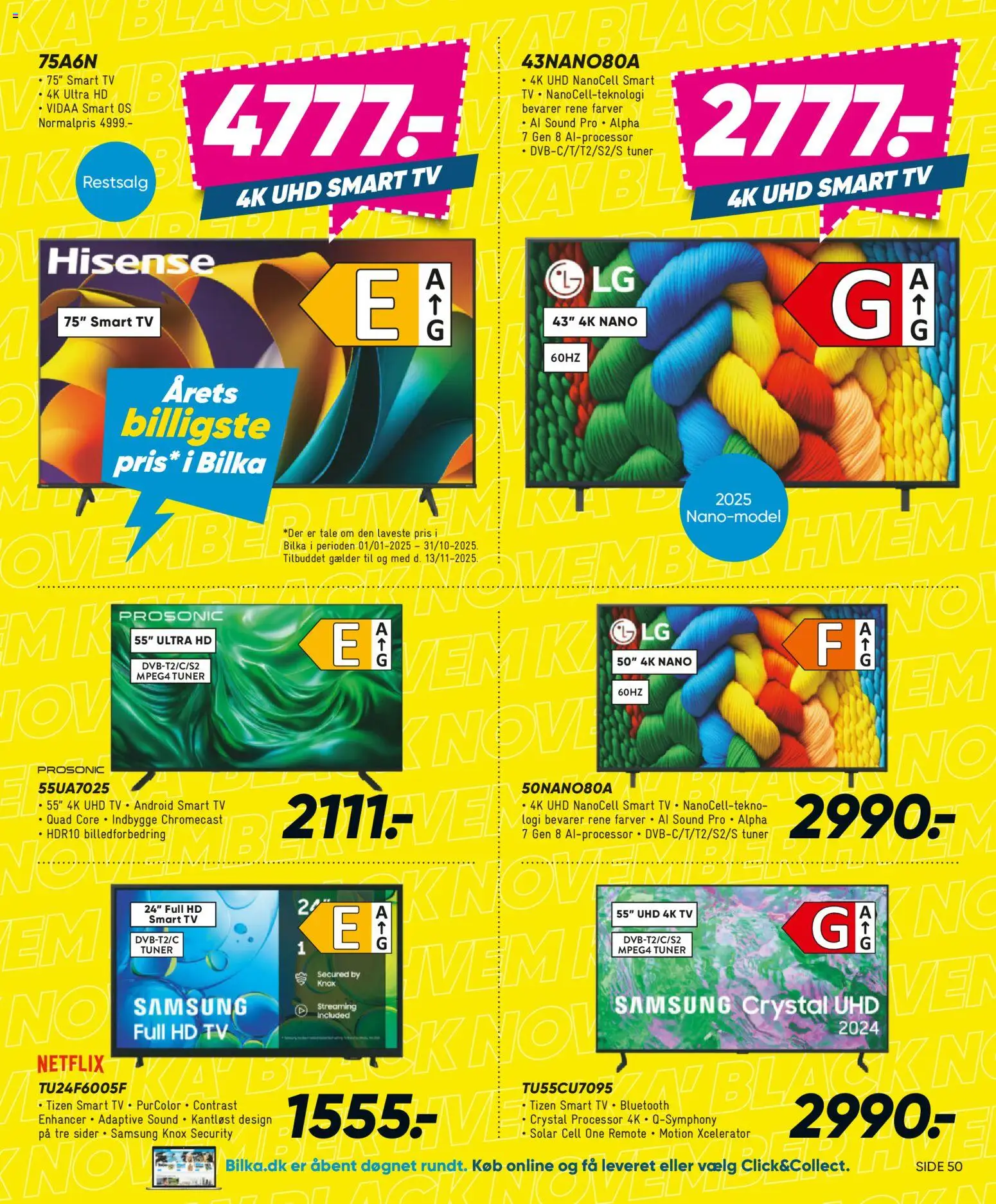 Bilka tilbudsavis – gyldig fra 31.10.2025 | Side: 30 | Produkter: Processor, Smart TV, TV