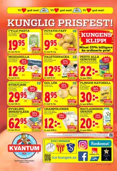 ICA Kvantum - Kungens Kurva - Förhandsvisning av reklamblad från butik ICA Kvantum aktuell från 12.01.2026 | Sida: 10 | Produkter: Champinjoner, Flingor, Pasta, Pesto