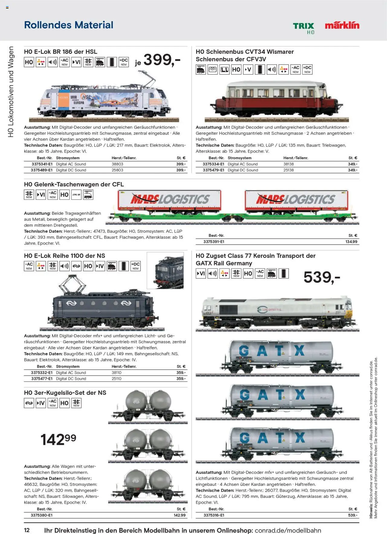 Conrad  Modellbahn Katalog - gültig ab dem 25.08.2025 | Seite: 14 | Produkte: Mars