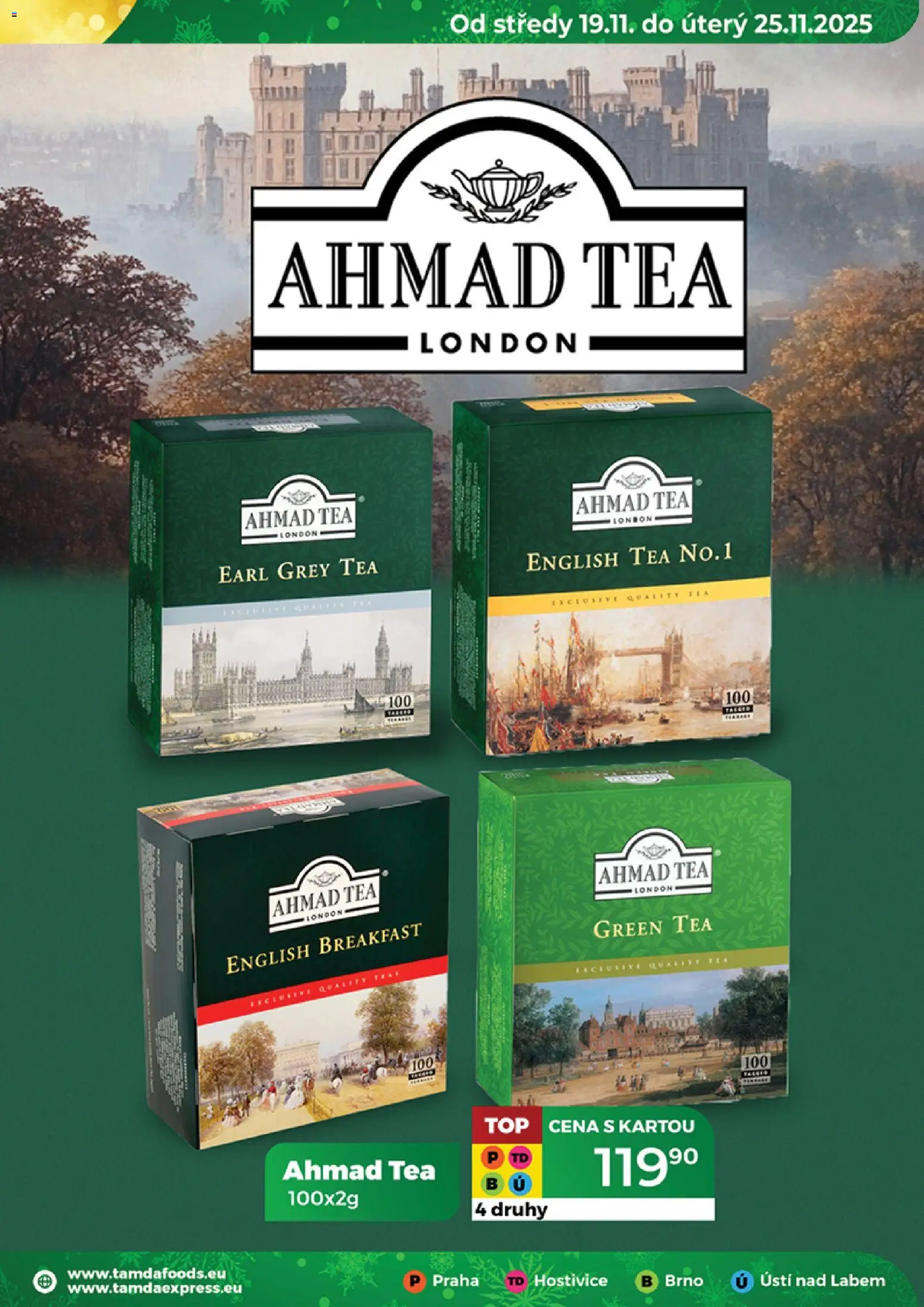 Tamda Foods leták od 26.11.2025 | Strana: 35 | Produkty: Ahmad tea