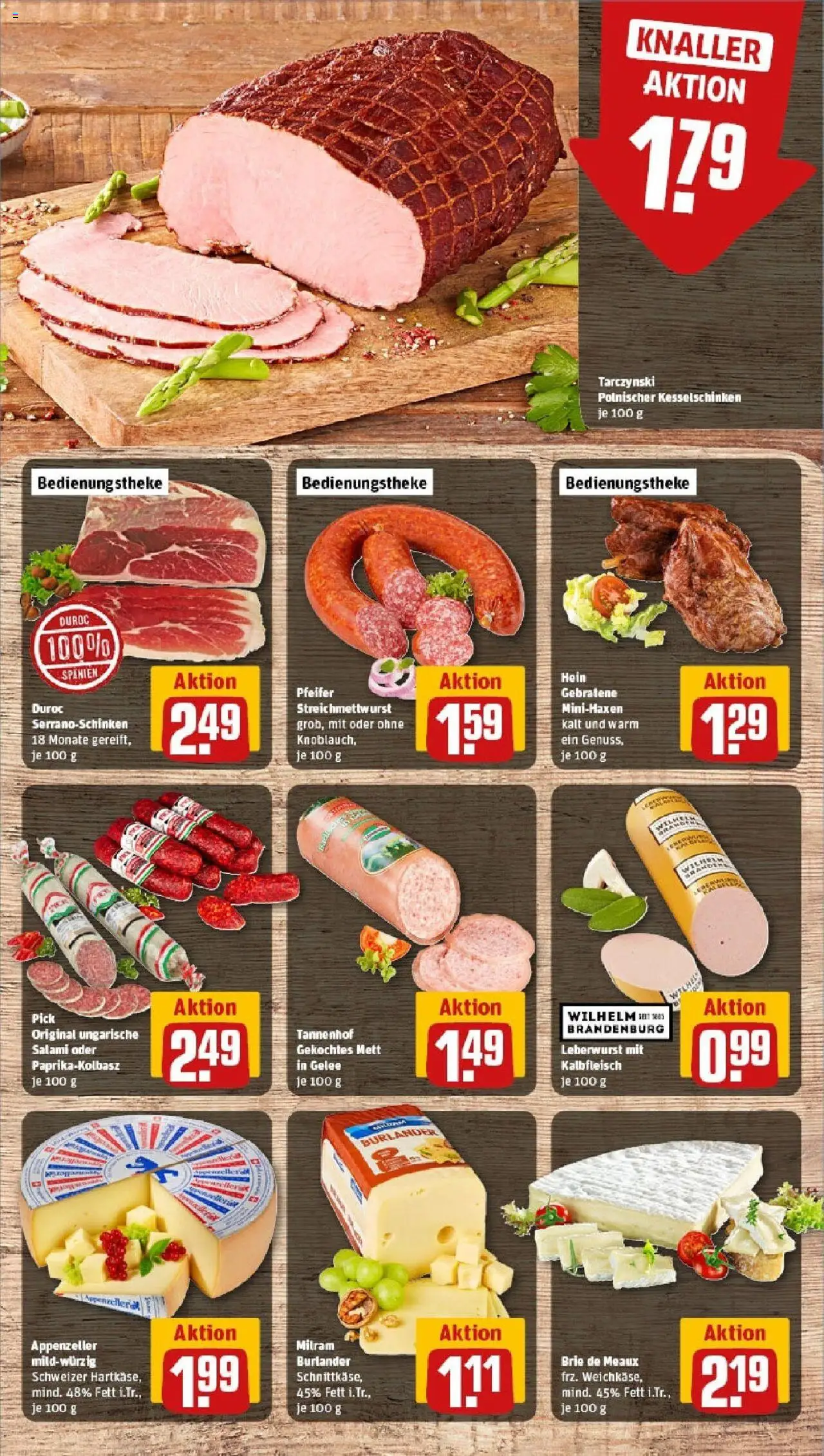 Rewe prospekt Dietzhölztal / Ewersbach	 - gültig ab dem 15.06.2025 | Seite: 9 | Produkte: Milram, Salami
