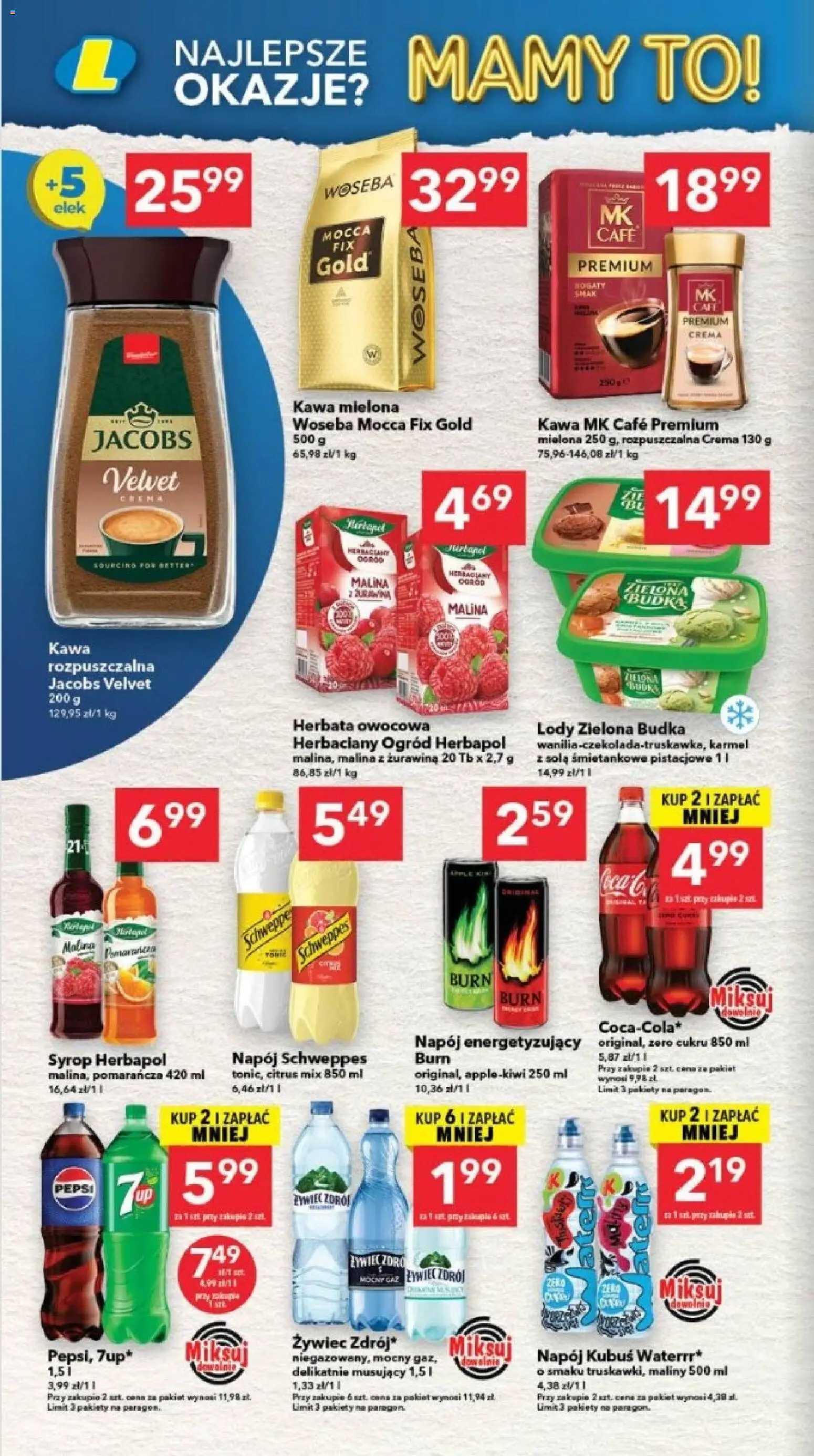 Lewiatan gazetka - Szczecin od 29.01.2026 | Strona: 6 | Produkty: Syrop, Maliny, Kawa, Herbata