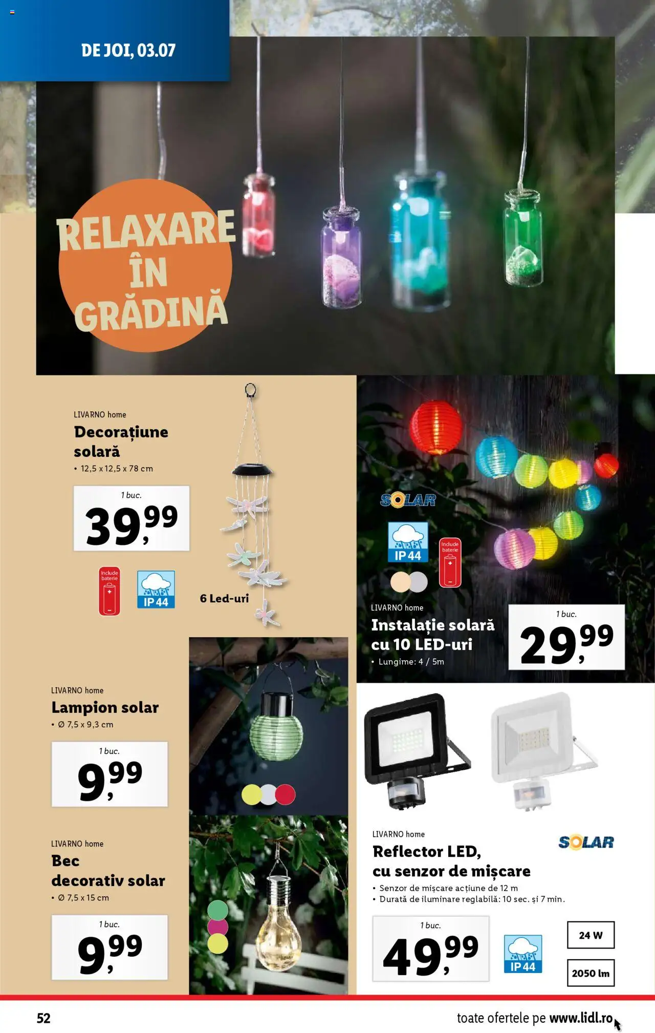 Catalog Lidl – valabil de la 30.06.2025 | Pagină: 52 | Produse: T cetveli, Baterie