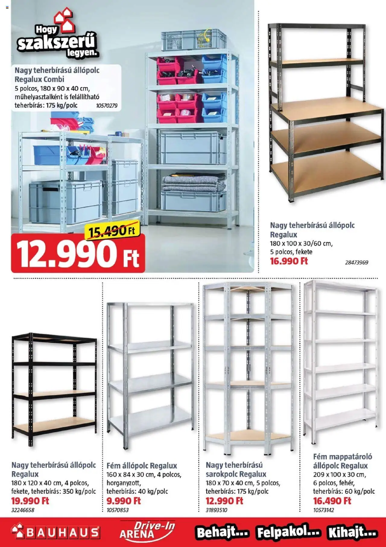 Bauhaus akciós ujság - amely érvényes a következő dátumtól: 02.10.2025 | Oldal: 33 | Termékek: Állópolc, Sarokpolc