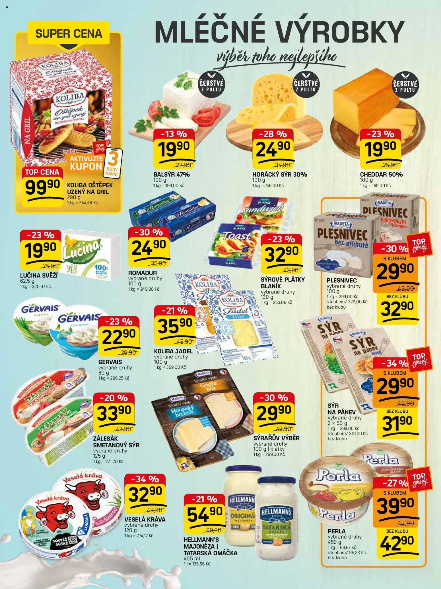 Flop leták - FlopTop od 22.04.2026 | Strana: 4 | Produkty: Gervais, Romadur, Tatarská omáčka, Cheddar
