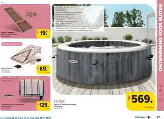 Carrefour folder - Voorbeeld van een folder van Carrefour, geldig van 18.03.2026 | Pagina: 27 | Producten: Trampoline, Spel