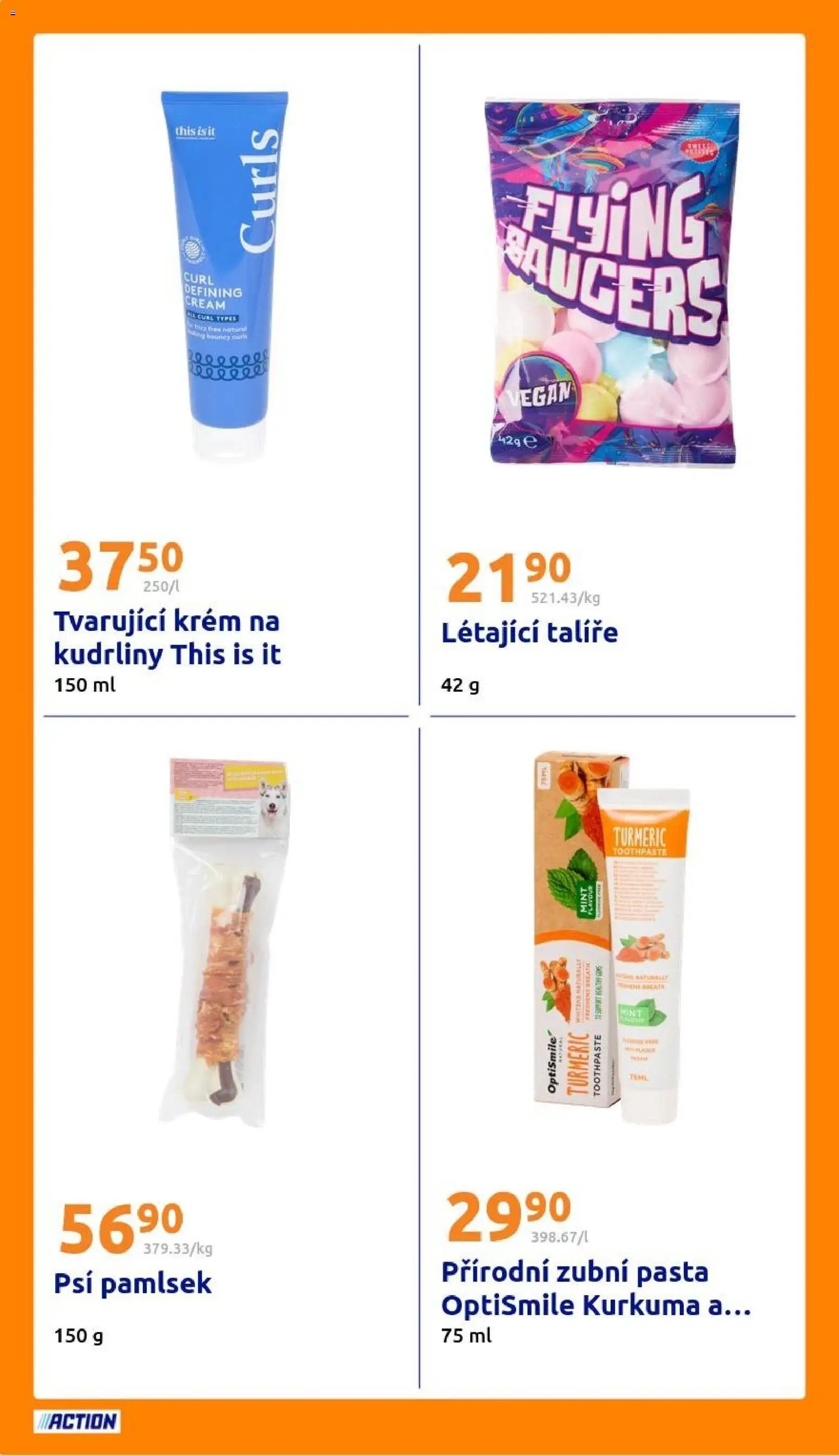 Action leták od 25.03.2026 | Strana: 26 | Produkty: Zubní pasta, Talíře, Krém, Kurkuma