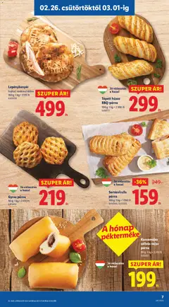 Gyros párna, 90 g - amely érvényes a következő dátumtól: 26.02.2026 | Oldal: 7