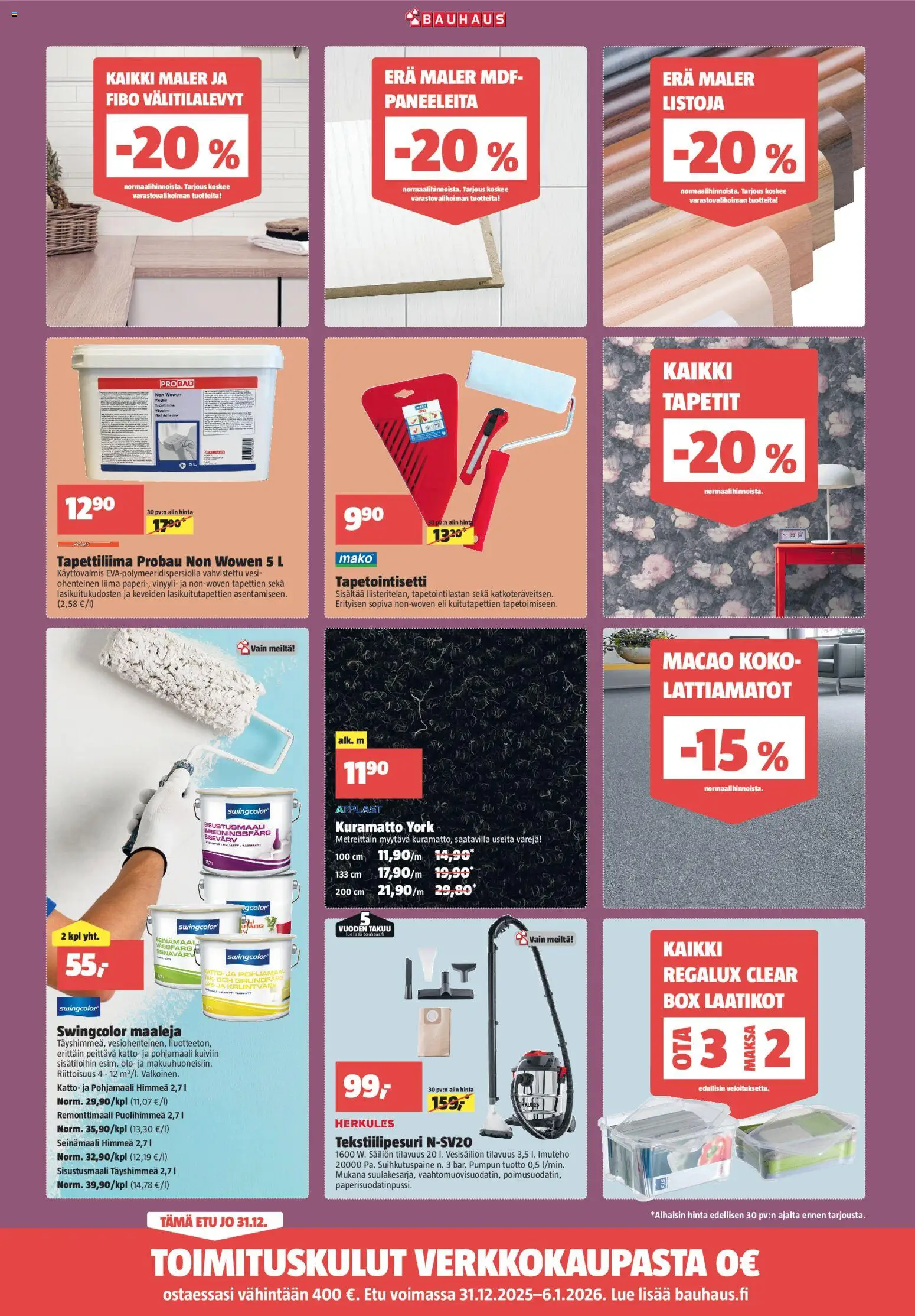 Bauhaus tarjoukset – voimassa 02.01.2026 alkaen | Sivu: 3 | Tuotteet: Liima