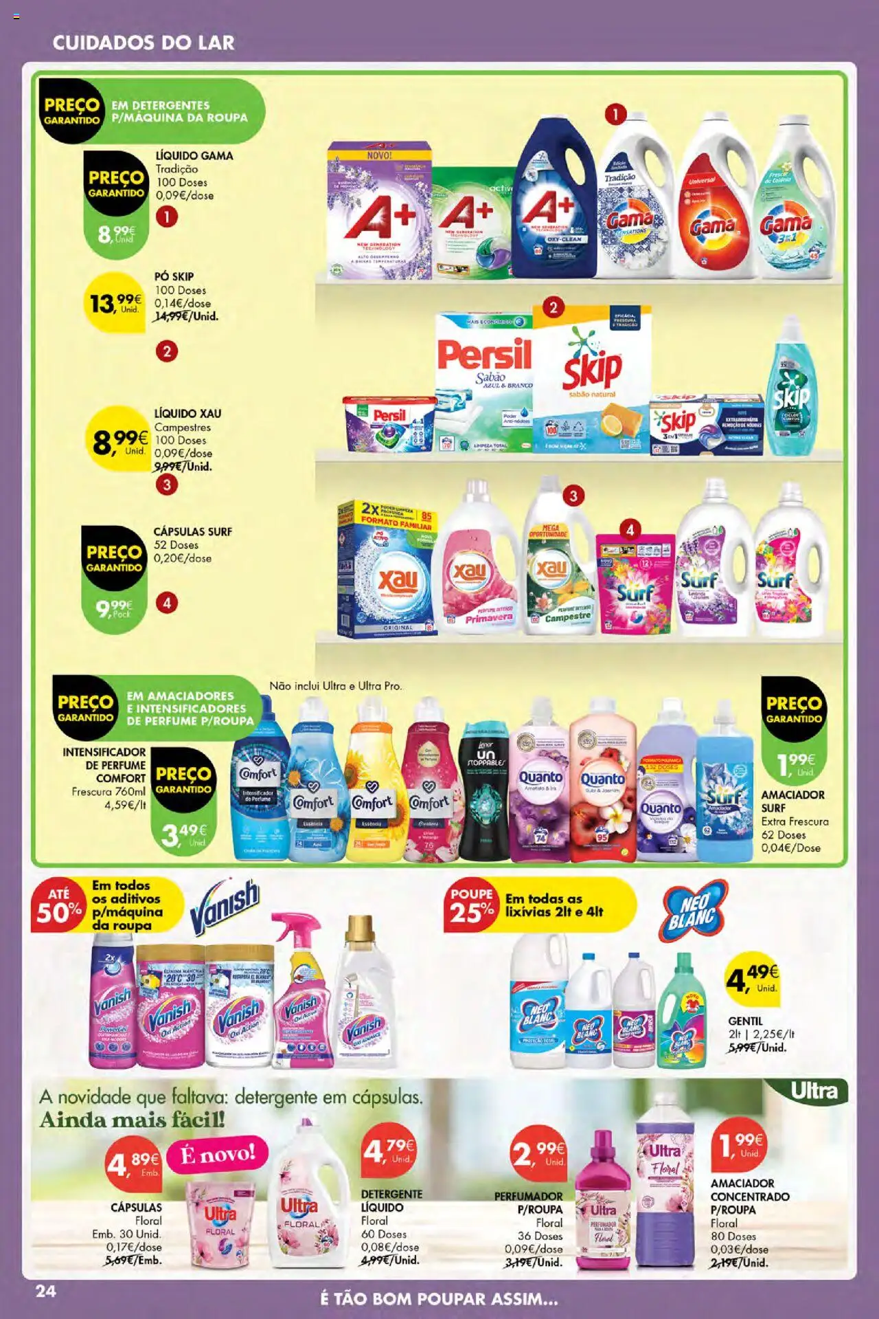 Pingo Doce Poupe Esta Semana Açores │ válido de 11.09.2025 | Página: 24 | Produtos: Perfume, Pó, Sabão, Persil