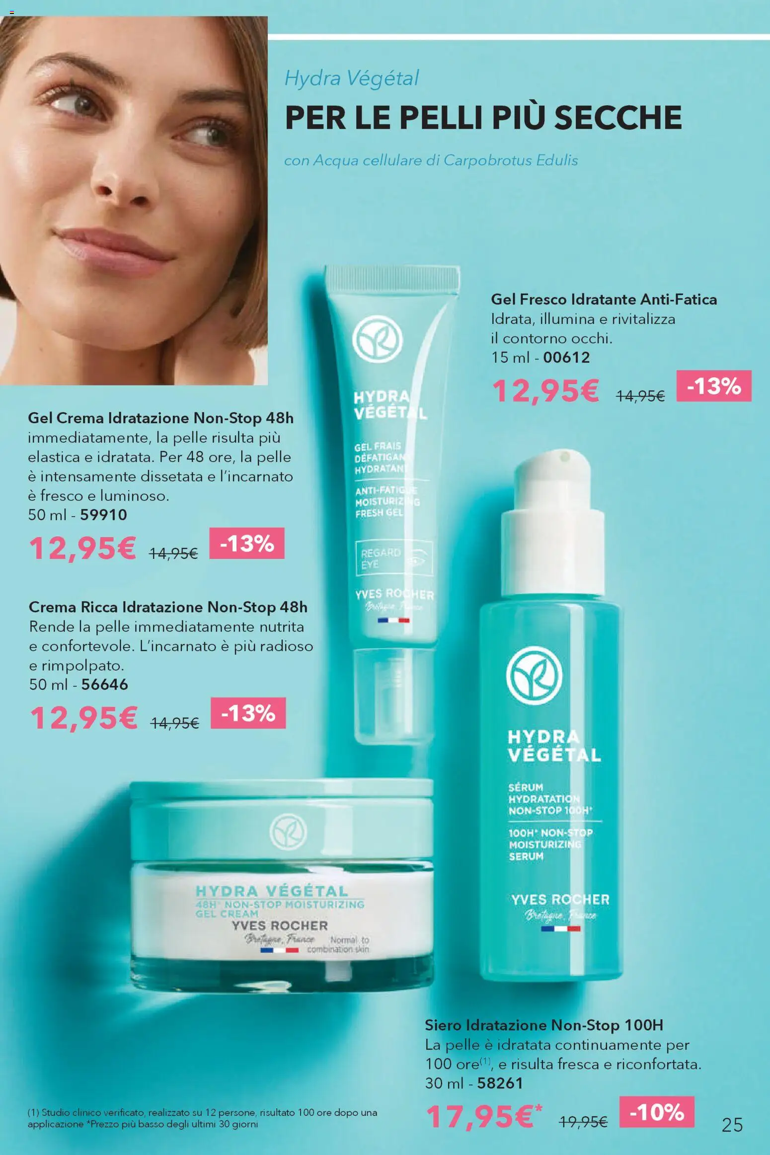 Volantino Yves Rocher del 23.04.2026 | Pagina: 25 | Prodotti: Crema, Cellulare, Acqua