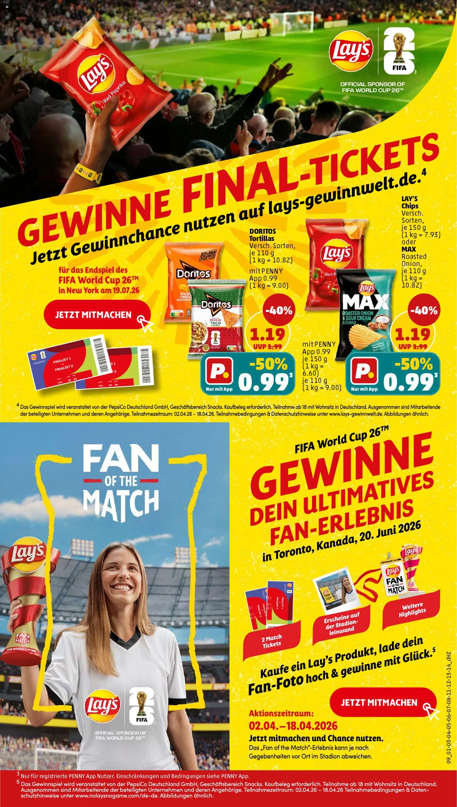 Penny Prospekt 	 – gültig ab 07.04.2026 | Seite: 9 | Produkte: Paprika, Chips