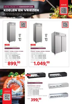 Hanos - Shop folder - Voorbeeld van een folder van Hanos, geldig van 09.02.2026 | Pagina: 6 | Producten: Sushi, Koelkast