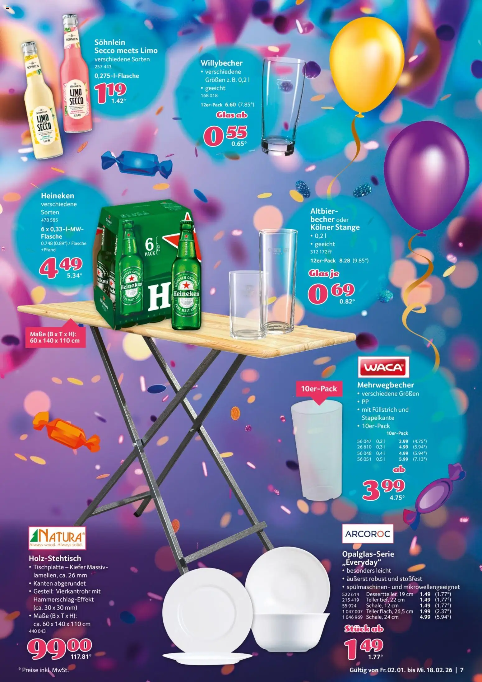 Selgros Karneval – gültig ab 02.01.2026 | Seite: 7 | Produkte: Heineken