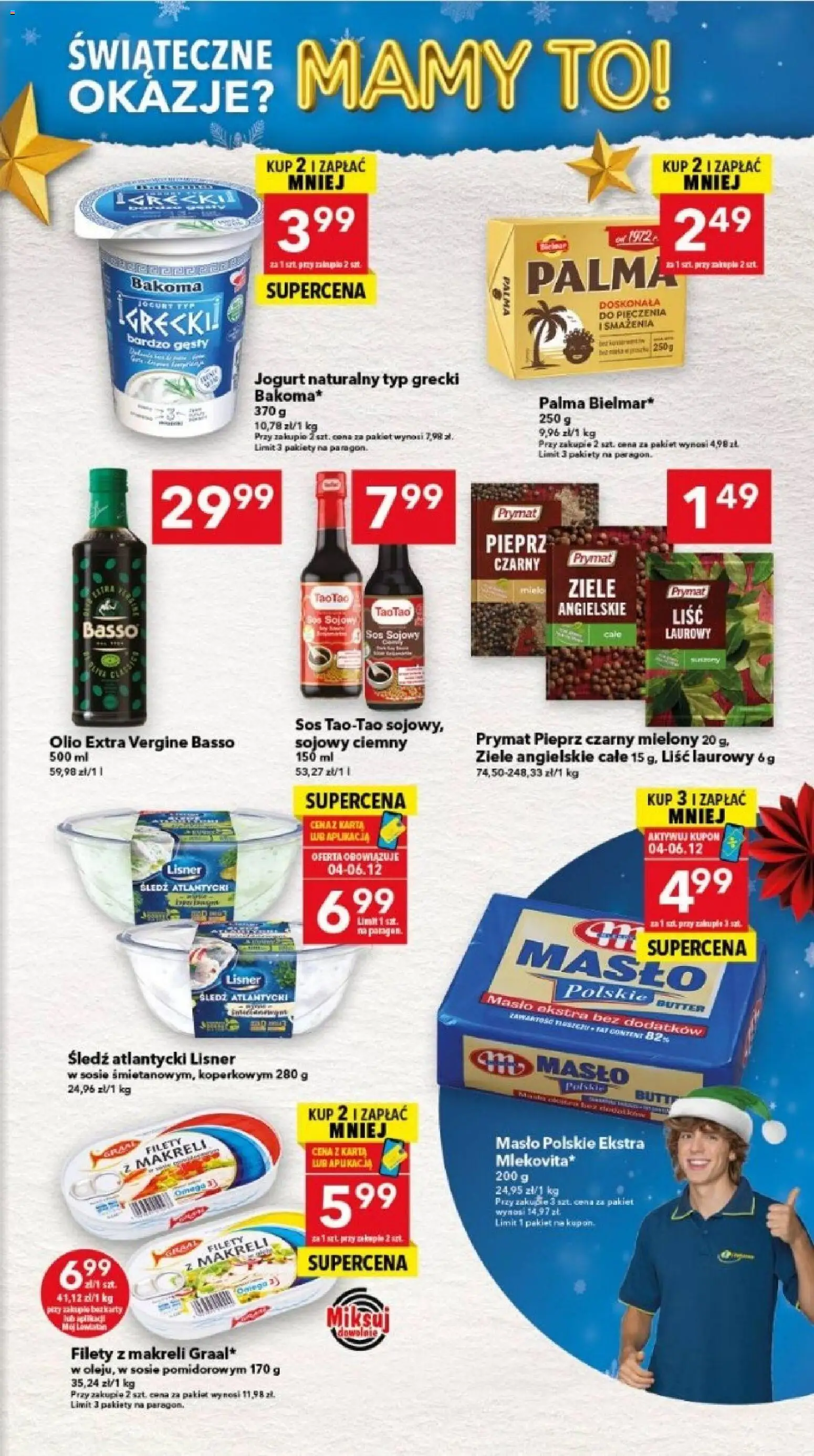 Lewiatan gazetka - Legnica od 04.12.2025 | Strona: 5 | Produkty: Ziele angielskie, Liśc laurowy, Masło, Jogurt