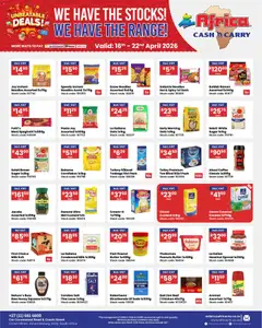 Africa Cash & Carry specials catalogue – valid from 16.04.2026 | Page: 17