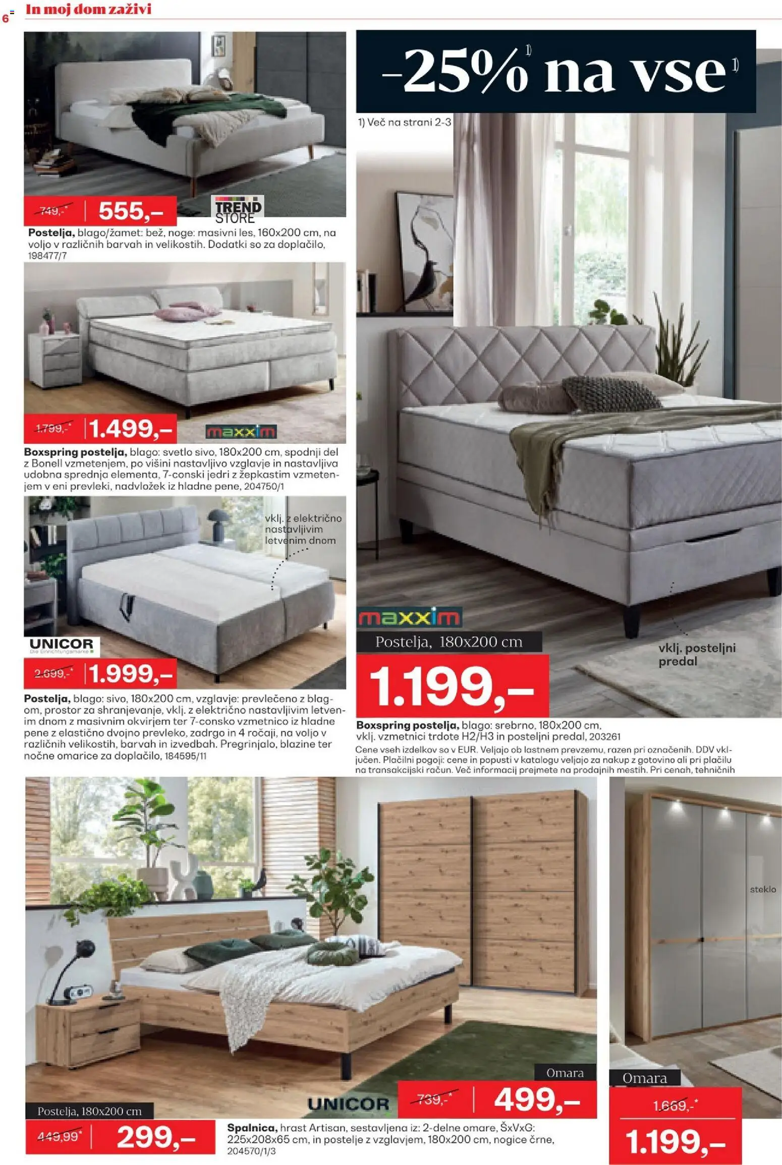 Novi Rutar katalog ponudbe – veljaven od 24.03.2026 | Stran: 6 | Izdelki: Nadvložek, Omara