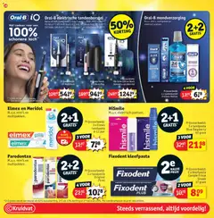 Oral-B elektrische tandenborstel, Keuze uit Kids Spiderman**, Kids Frozen**, PRO1, PRO Junior**, 102 Black**, 103 Matt Black, 103 DUO, 105 Blush Pink, 105 DUO**, 106 Smile, 106 DUO**, 109 Black Onyx** en 1010 Cosmic Black**. - Voorbeeld van een folder van Kruidvat, geldig van 16.12.2025 | Pagina: 42 | Producten: Mondverzorging, Blush, Tandpasta, Kan