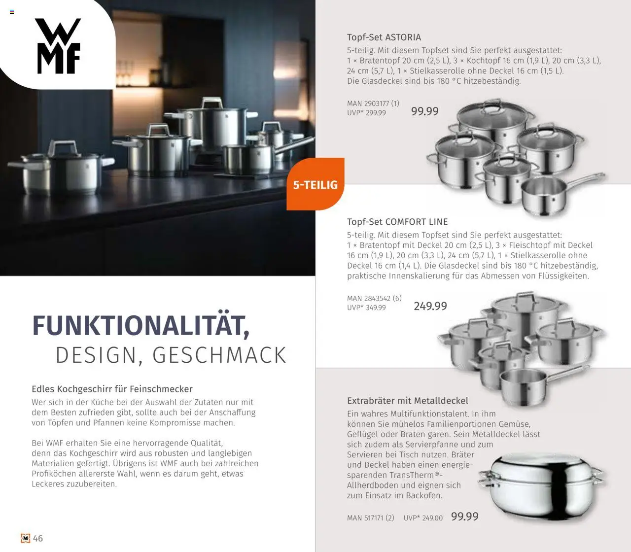 Müller Haushaltskatalog – gültig ab 03.10.2025 | Seite: 46 | Produkte: Tisch, Küche