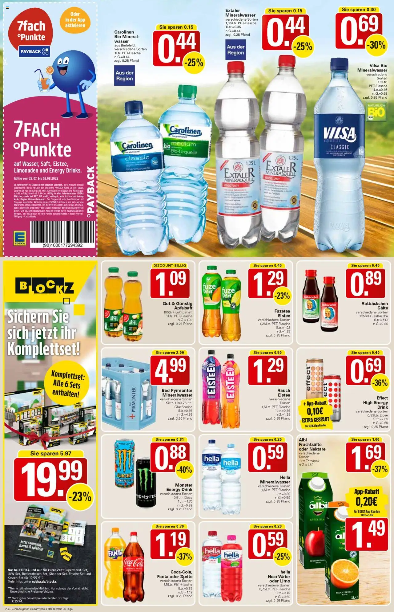 WEZ Prospekt - gültig ab dem 28.07.2025 | Seite: 12 | Produkte: Fanta, Energy, Bad, Mineralwasser