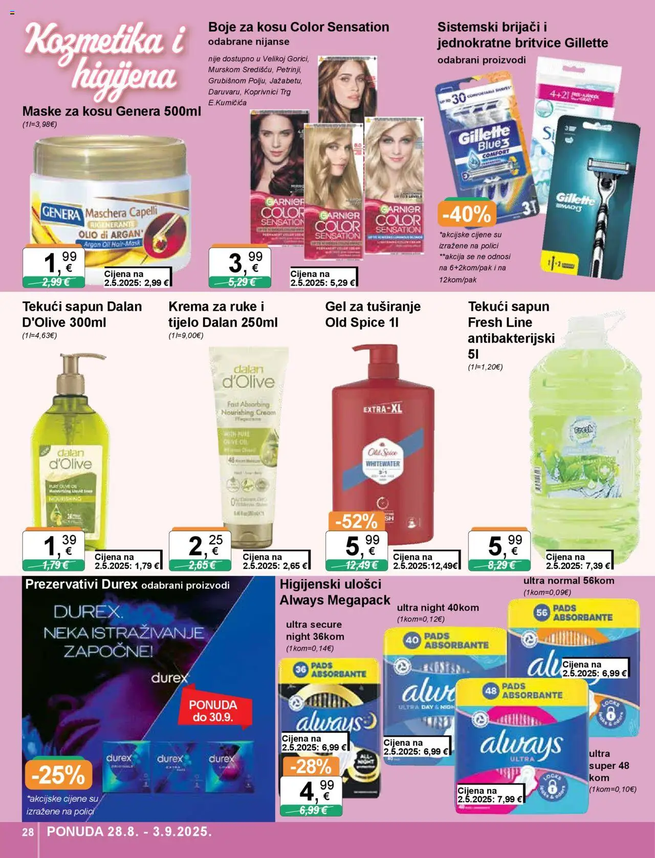 KTC katalog | vrijedi od 28.08.2025 | Stranica: 28 | Proizvodi: Krema za ruke, Sapun, Krema, Garnier